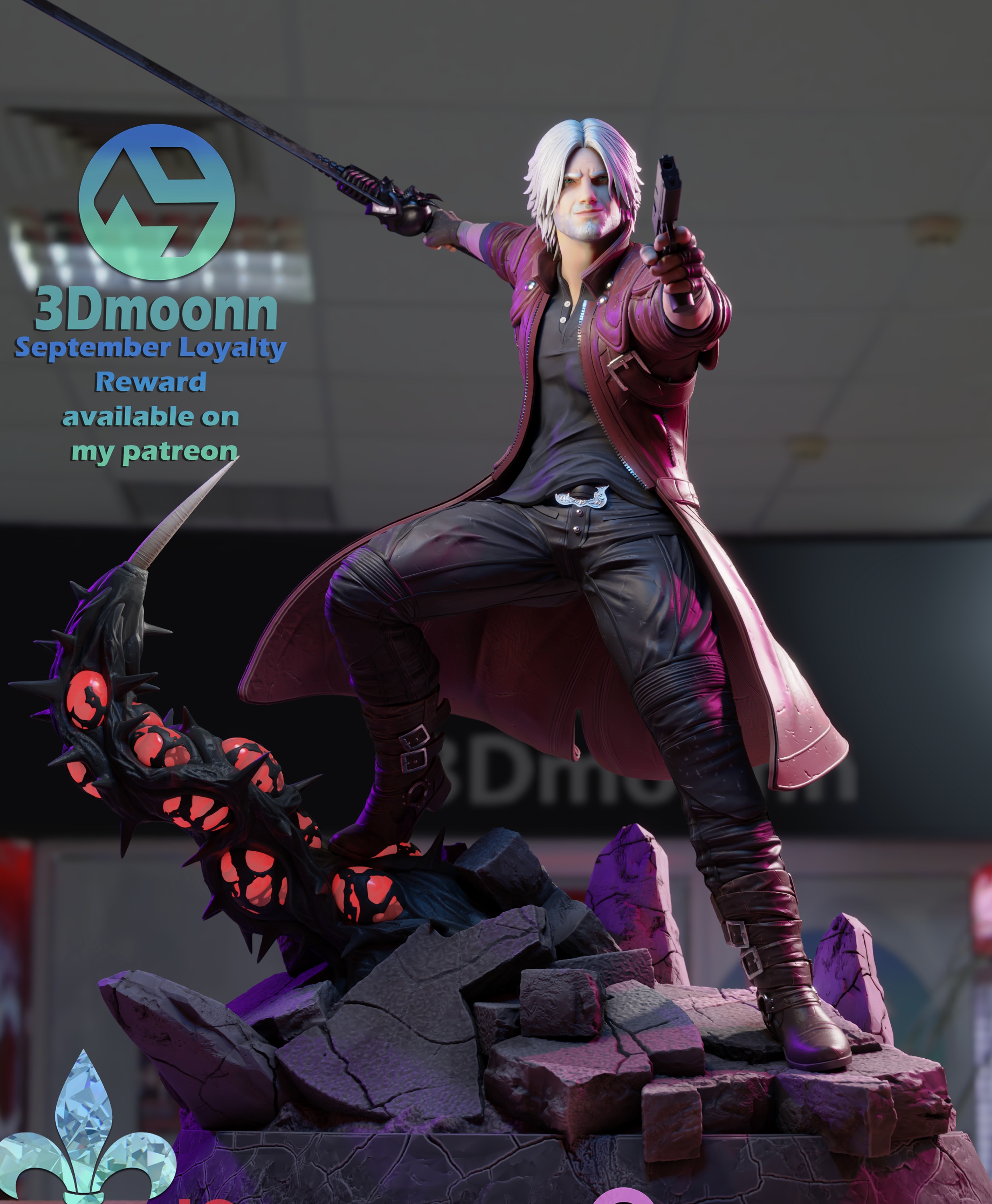 Dante - Devil May Cry 5 3D print model_3