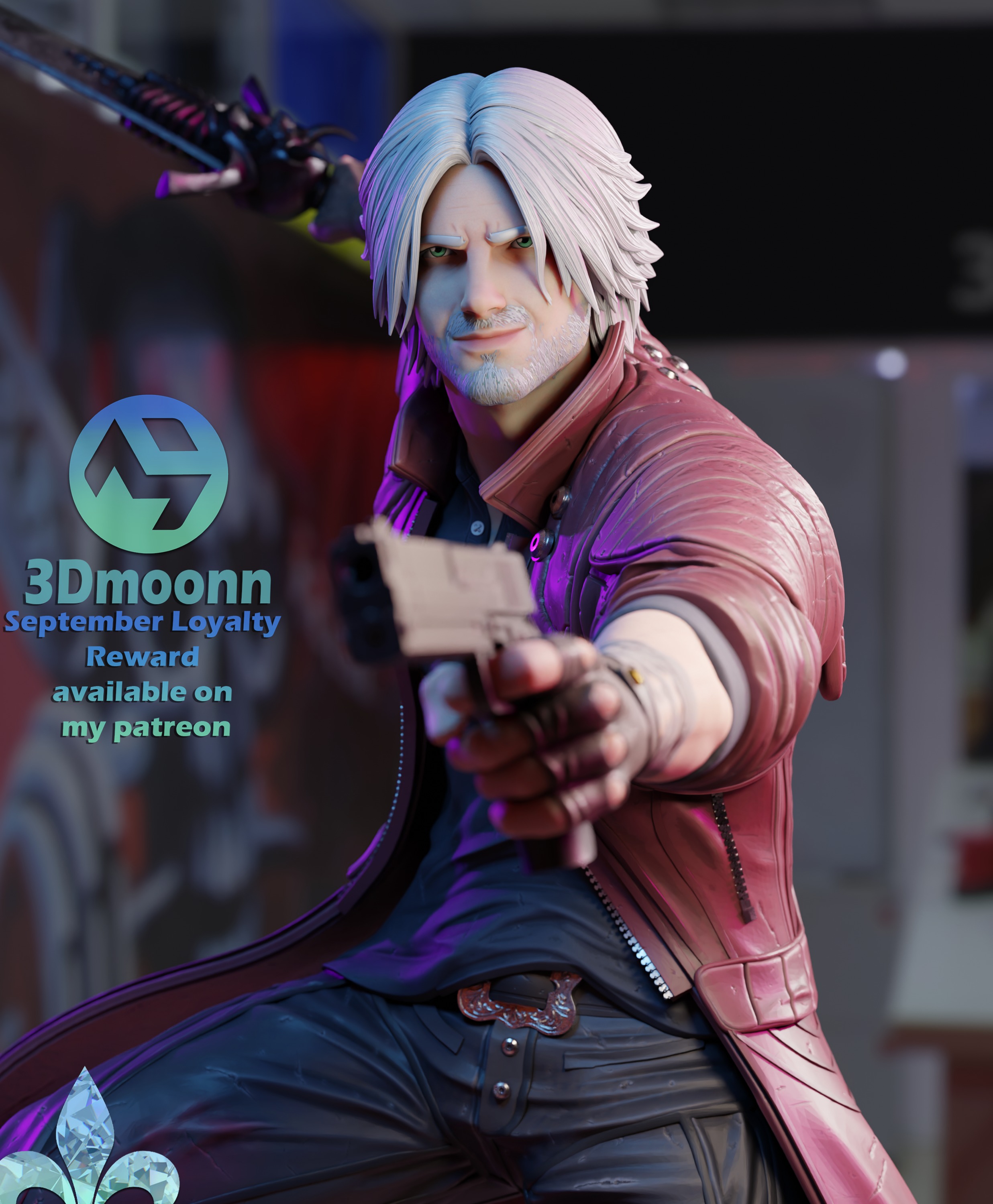Dante - Devil May Cry 5 3D print model_1