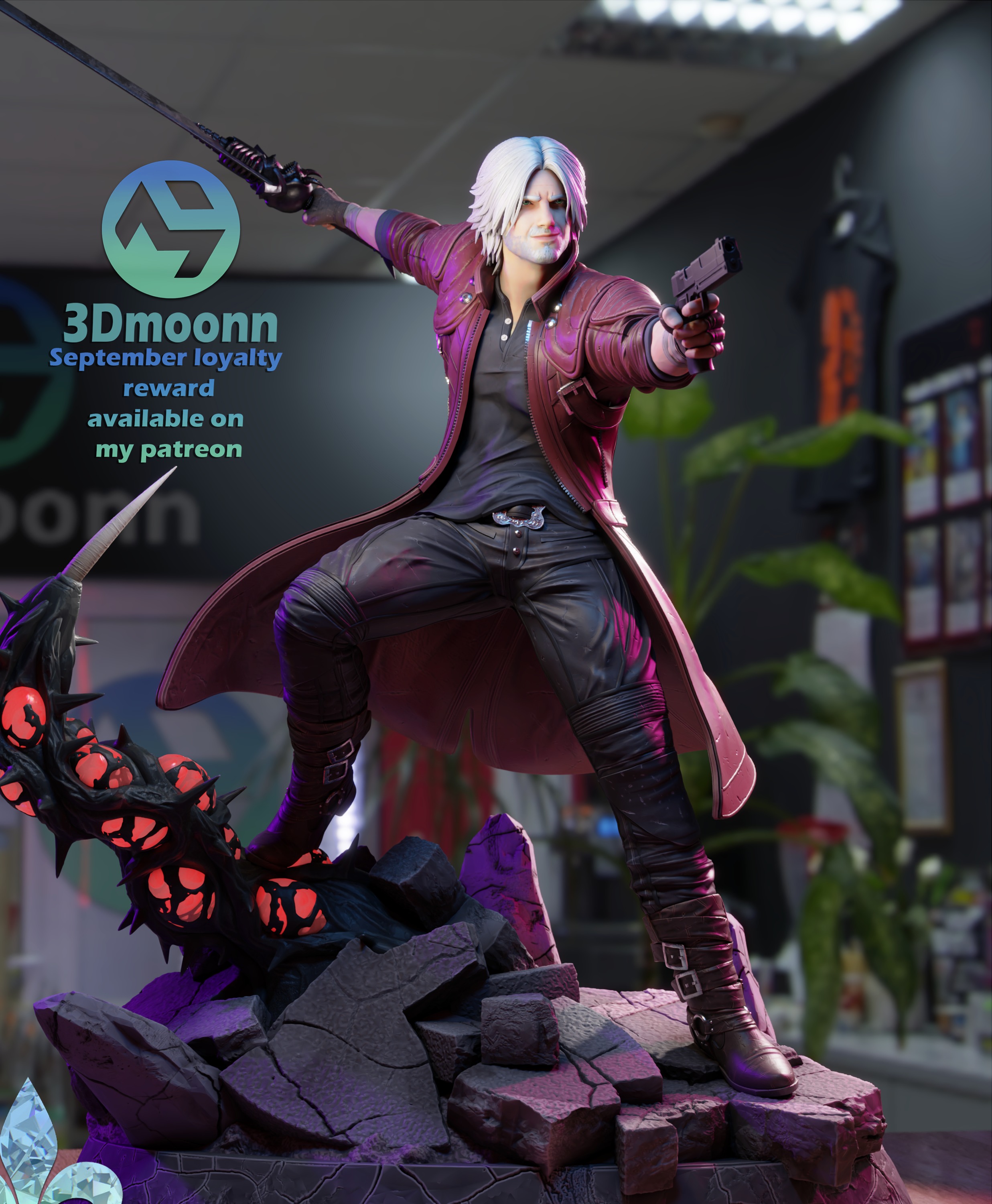 Dante - Devil May Cry 5 3D print model_2