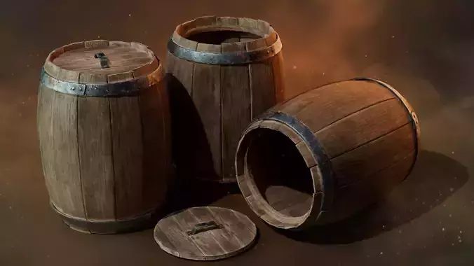 Wooden Barrel