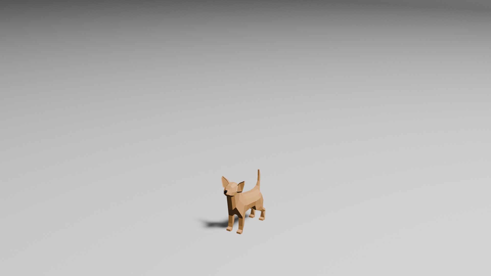 LowPoly Dogs pack Low-poly 3D model_4