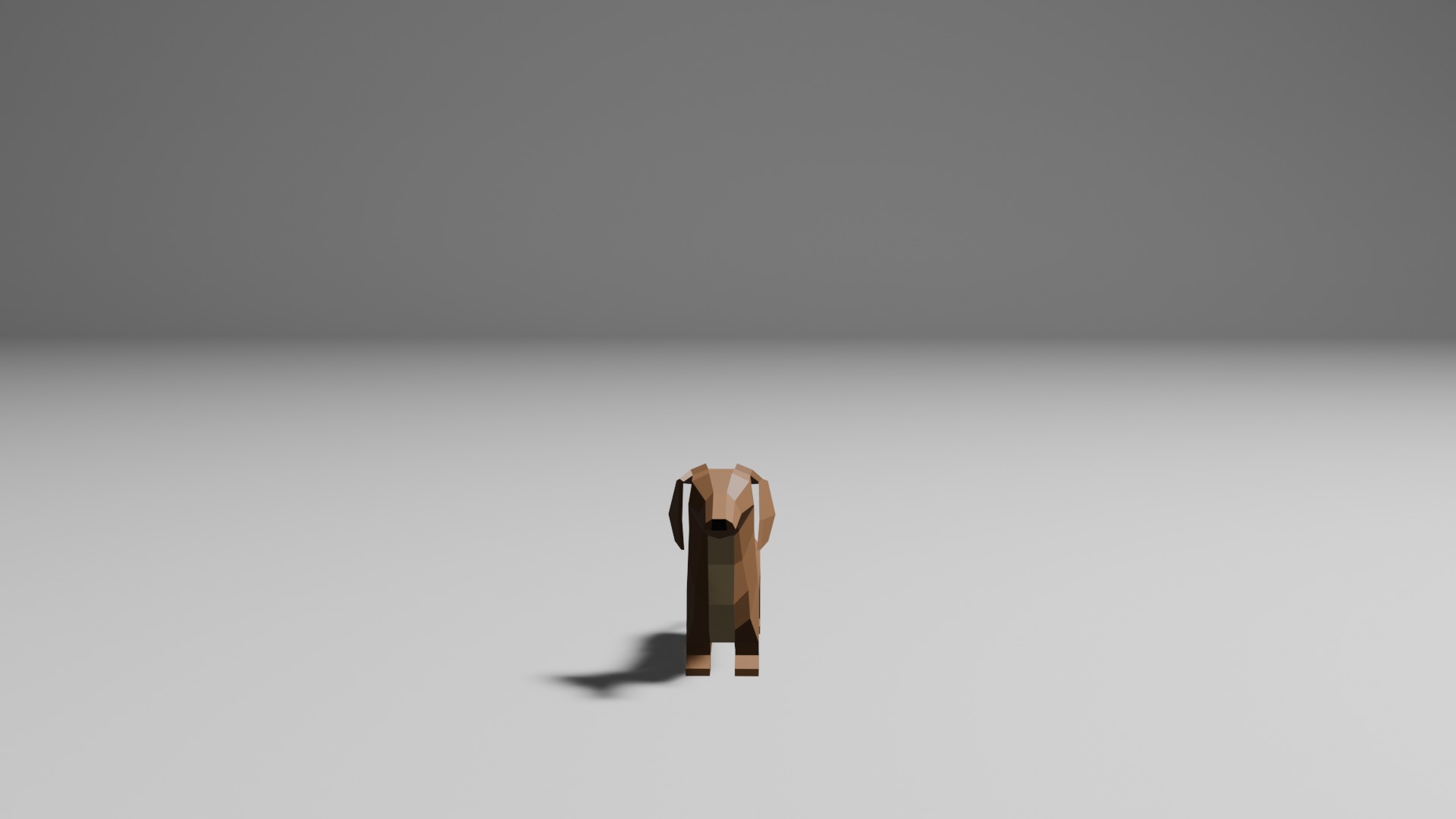 LowPoly Dogs pack Low-poly 3D model_11