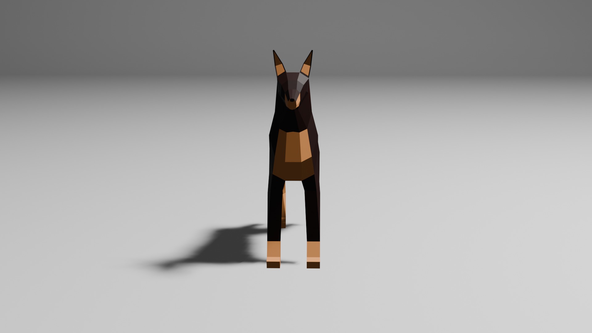 LowPoly Dogs pack Low-poly 3D model_17