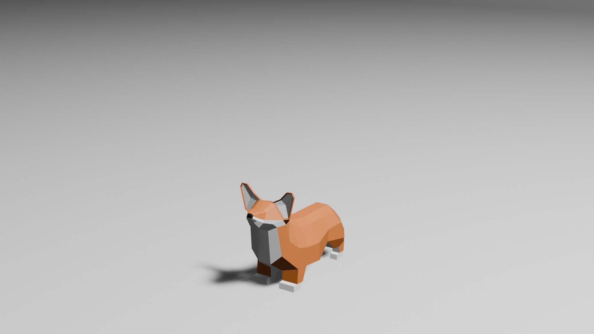 LowPoly Dogs pack Low-poly 3D model_7