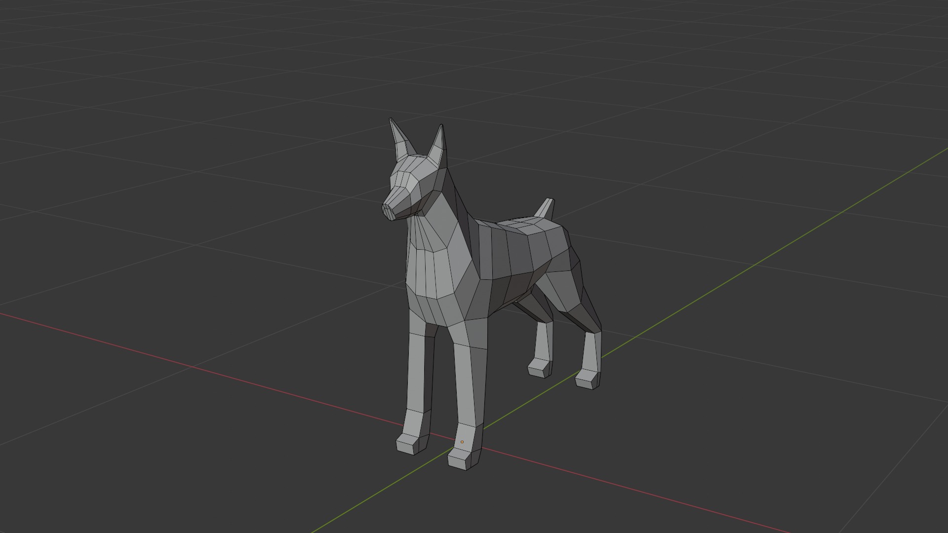 LowPoly Dogs pack Low-poly 3D model_18