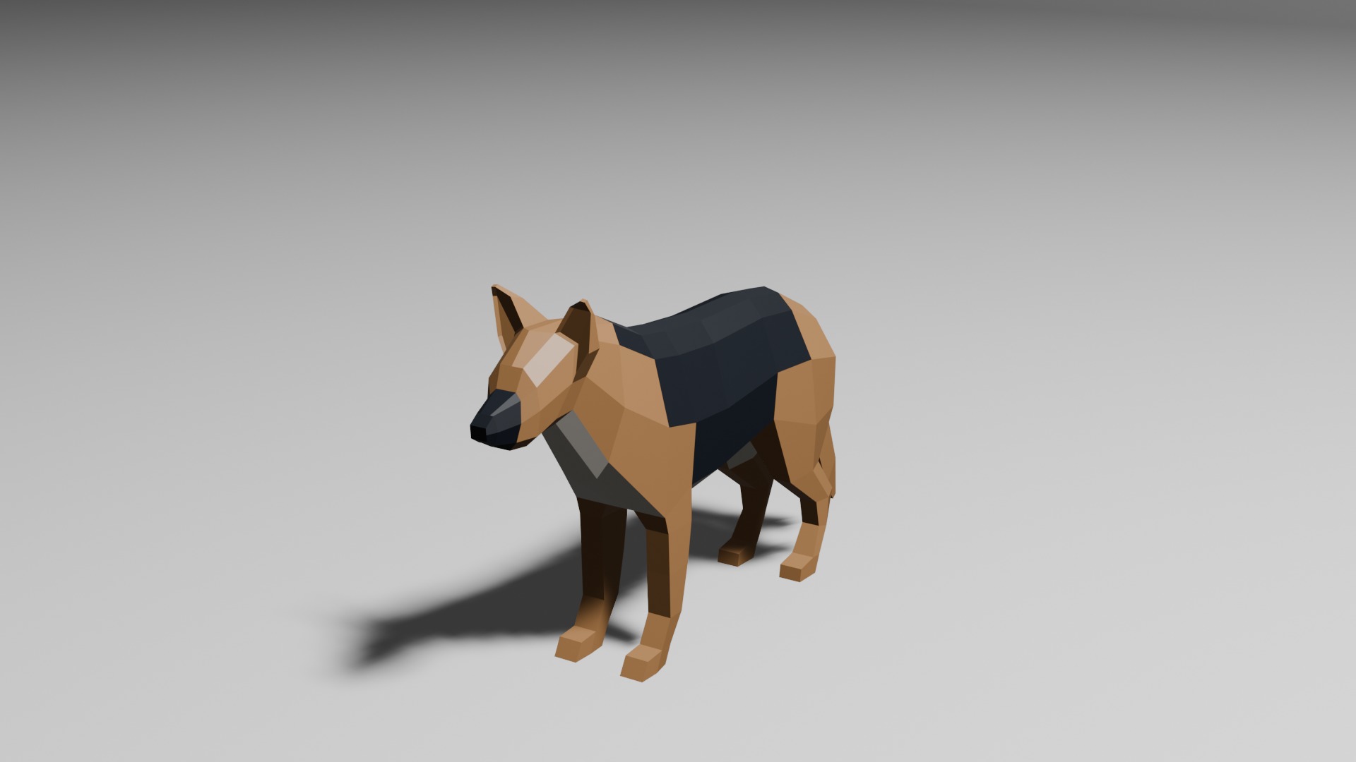 LowPoly Dogs pack Low-poly 3D model_19