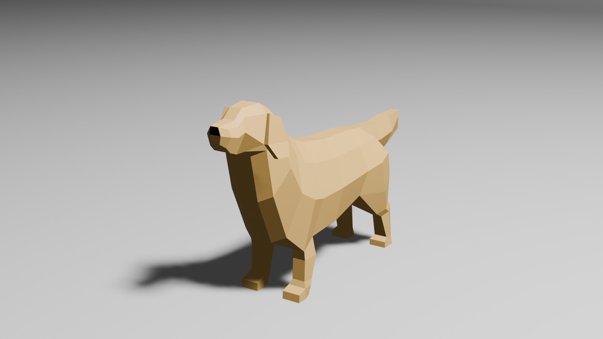 LowPoly Dogs pack Low-poly 3D model_22
