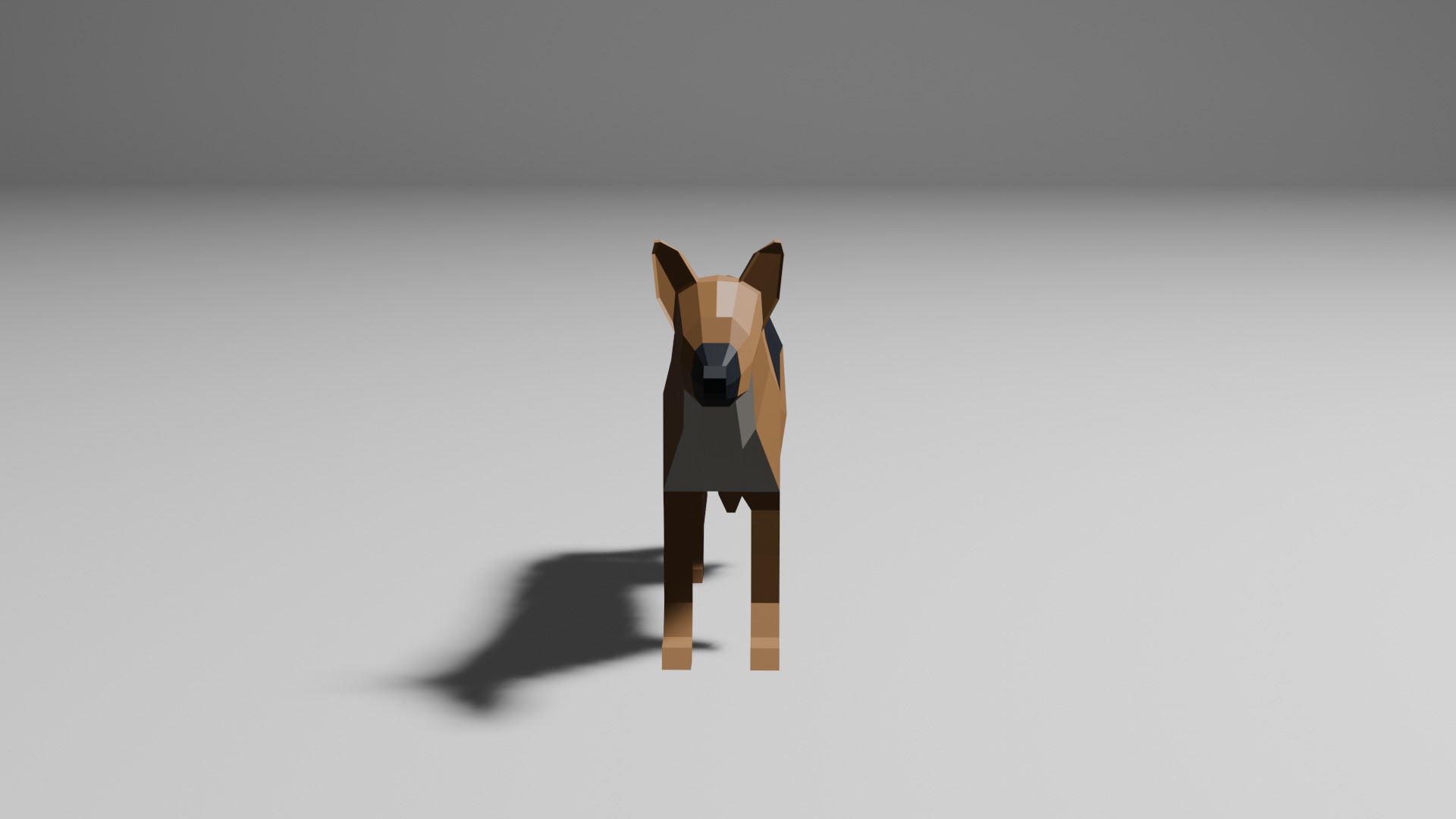 LowPoly Dogs pack Low-poly 3D model_20