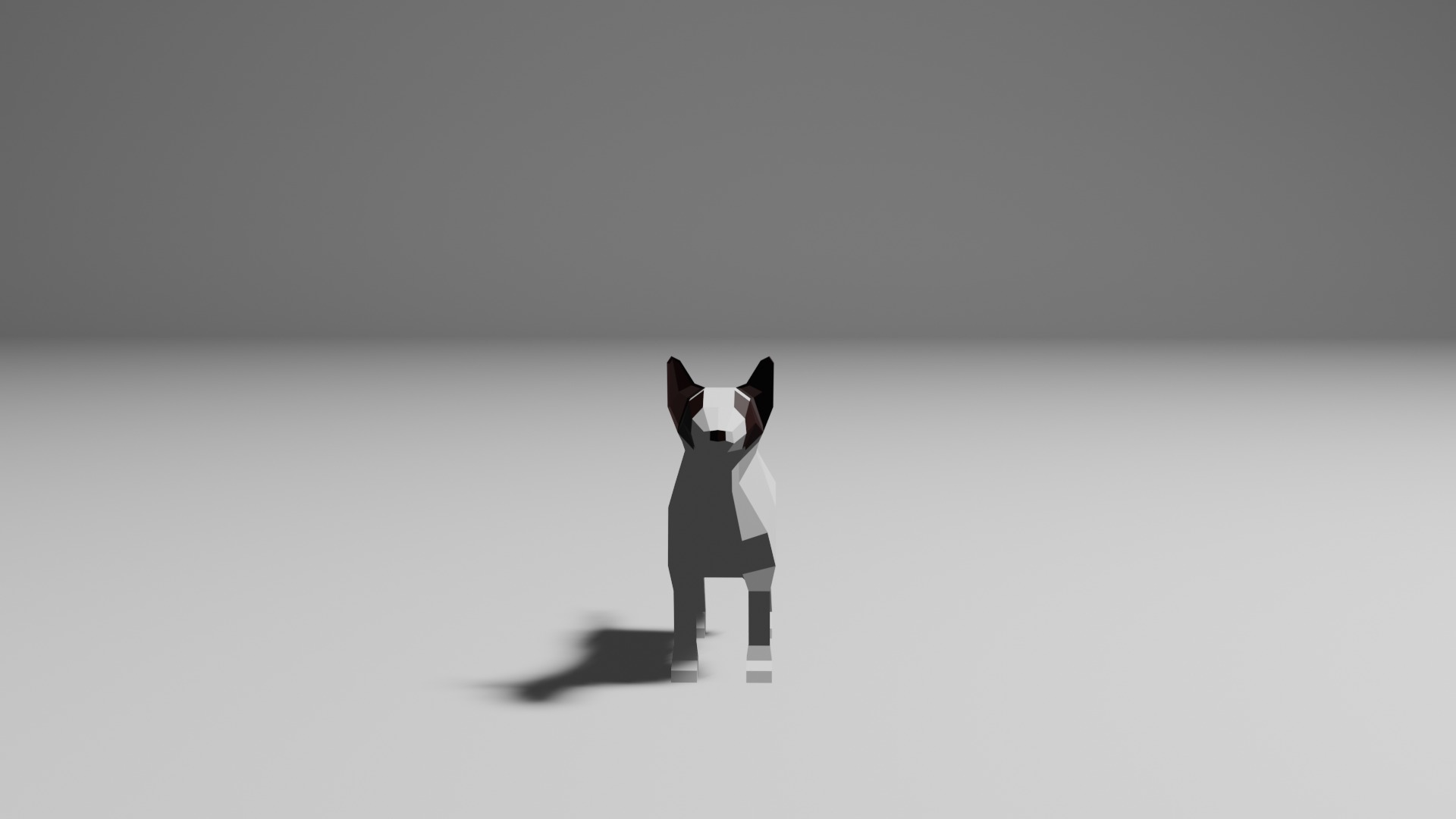 LowPoly Dogs pack Low-poly 3D model_2