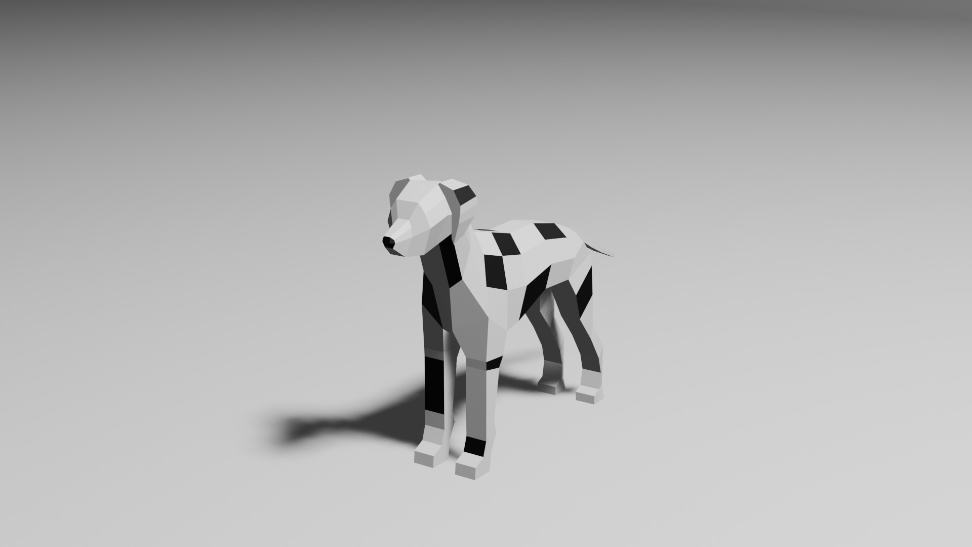 LowPoly Dogs pack Low-poly 3D model_13