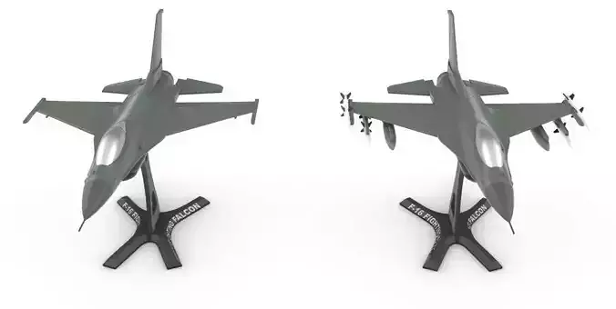 F-16 Fighting Falcon 3D print model