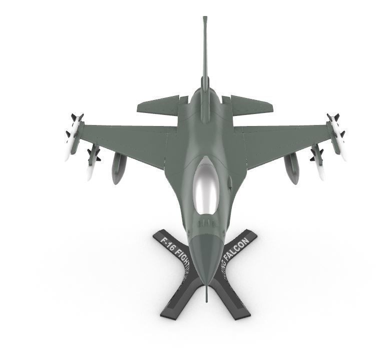 F-16 Fighting Falcon 3D print model_9