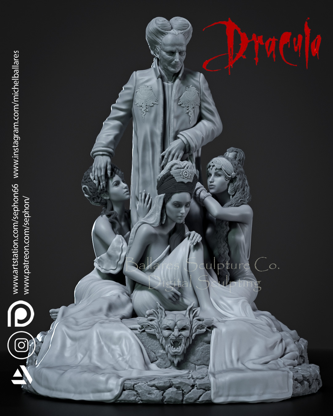 DRACULA BY CREATIVE GEEK MB 3D print model_9