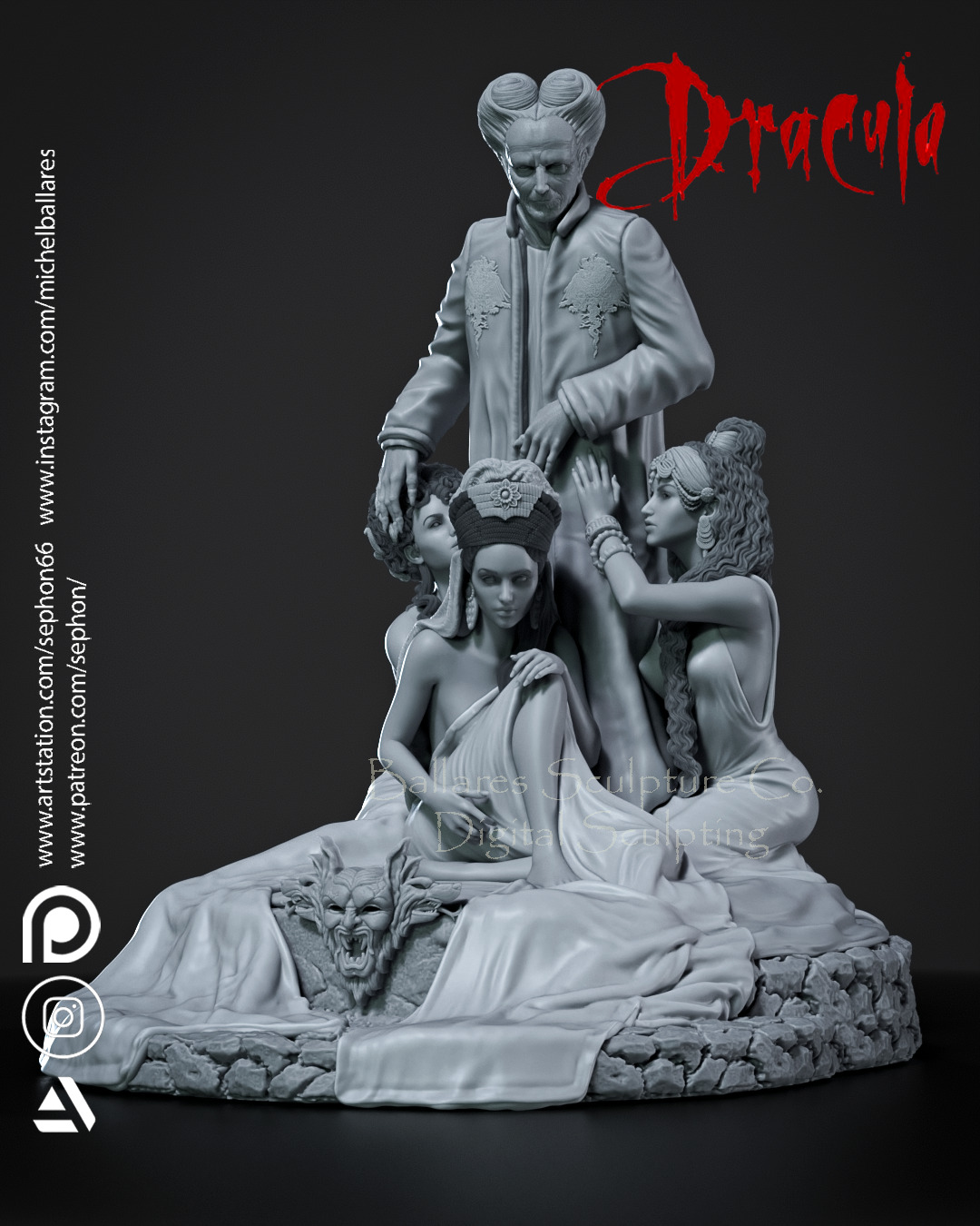 DRACULA BY CREATIVE GEEK MB 3D print model_11
