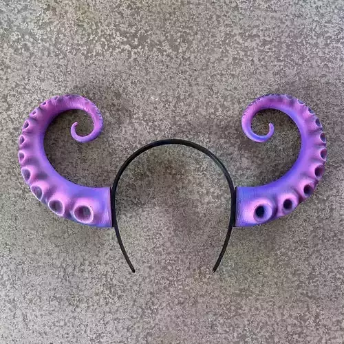 Tentacle Octopus Headband 3D print model Tentacle Octopus Headband 3D print model