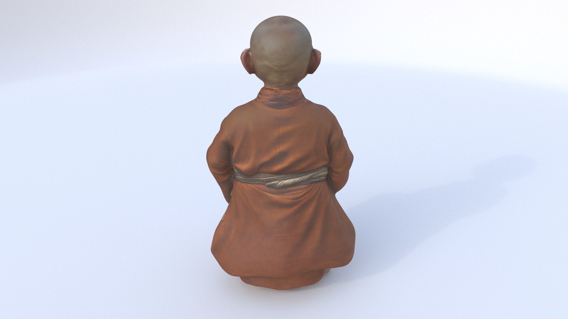 Monk 2 3D model_4