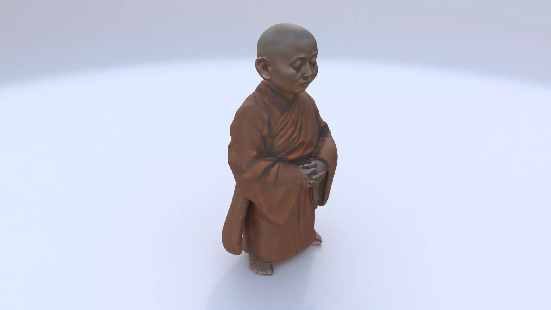 Monk 2 3D model_0