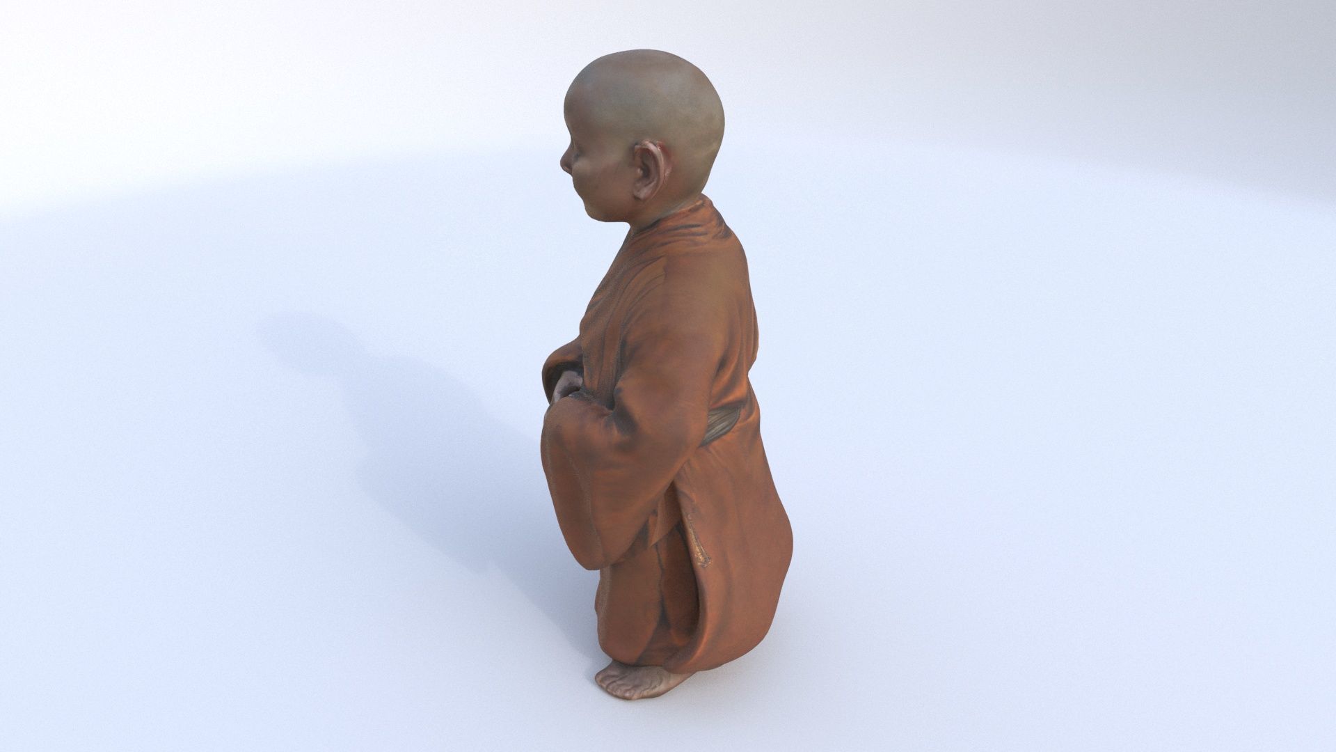 Monk 2 3D model_2