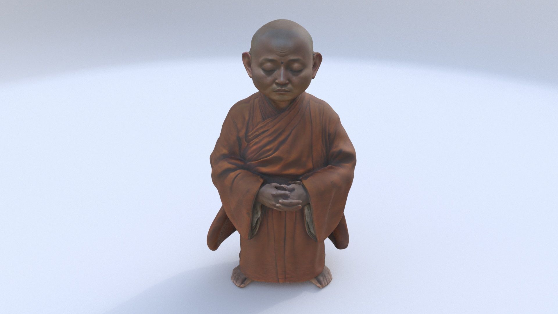 Monk 2 3D model_1
