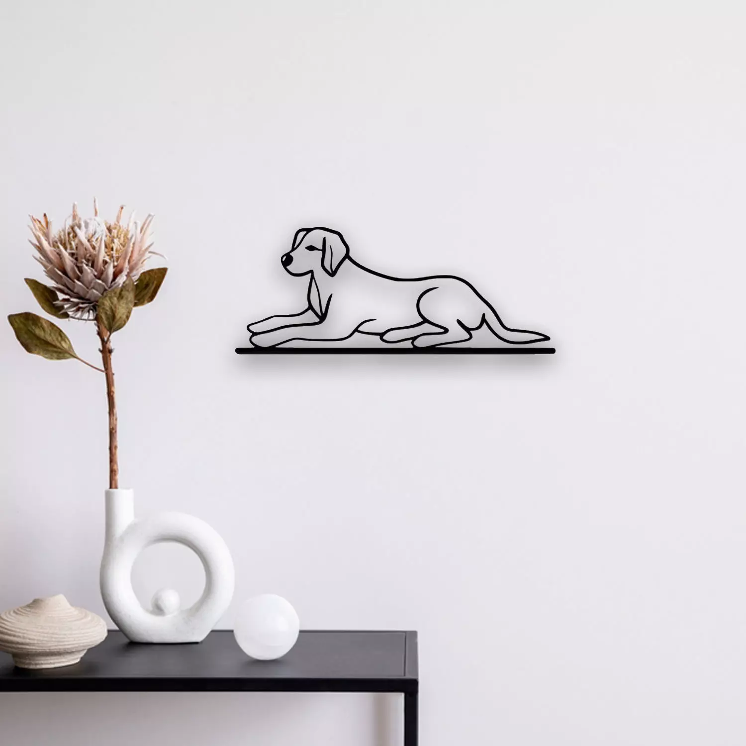 Dog Wall Art 3D print model_0