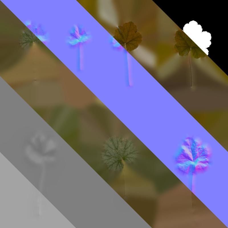 Anydrafts Heuchera micrantha Leaf 15 F Texture_8