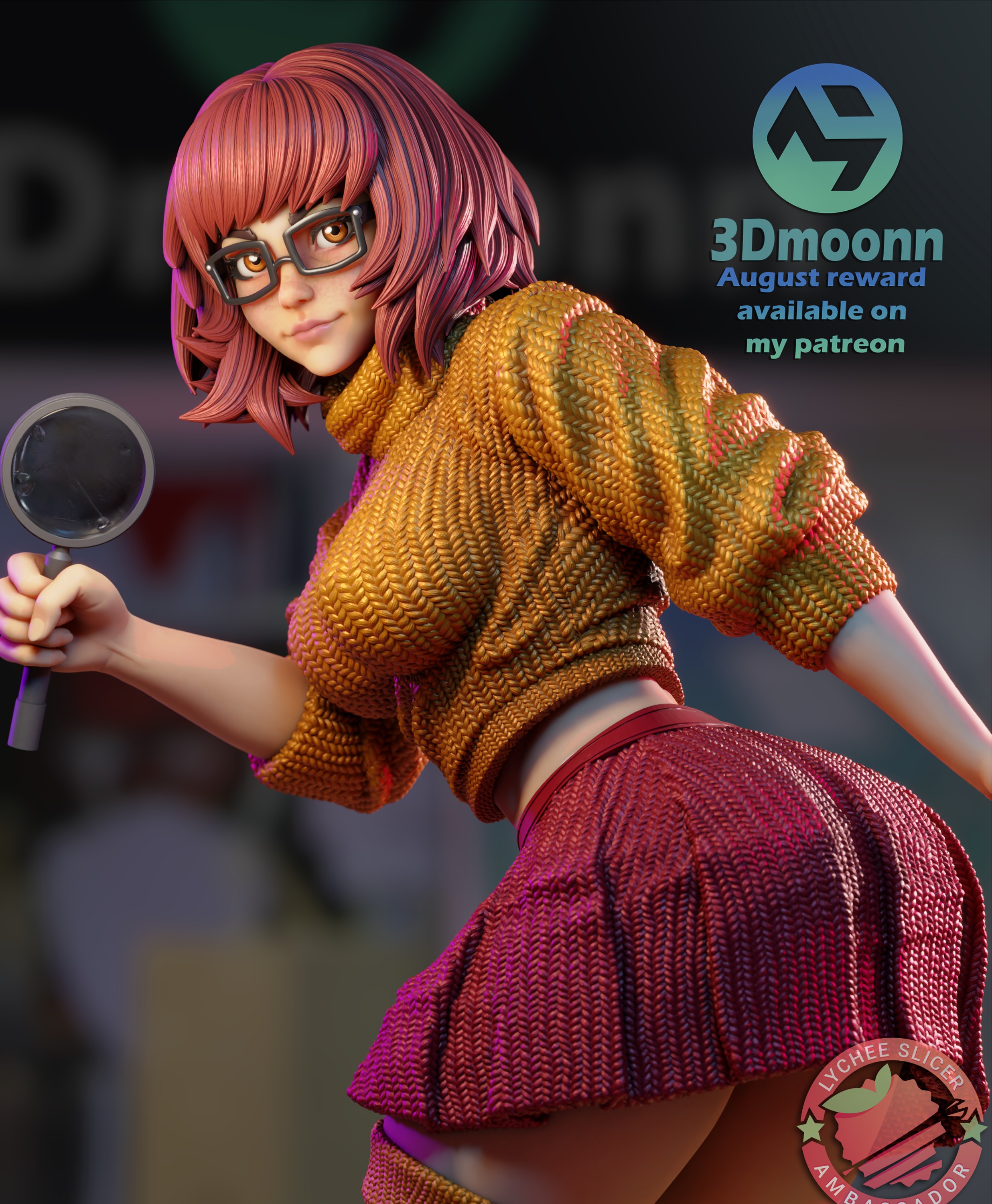 velma - scooby doo 3D print model_0