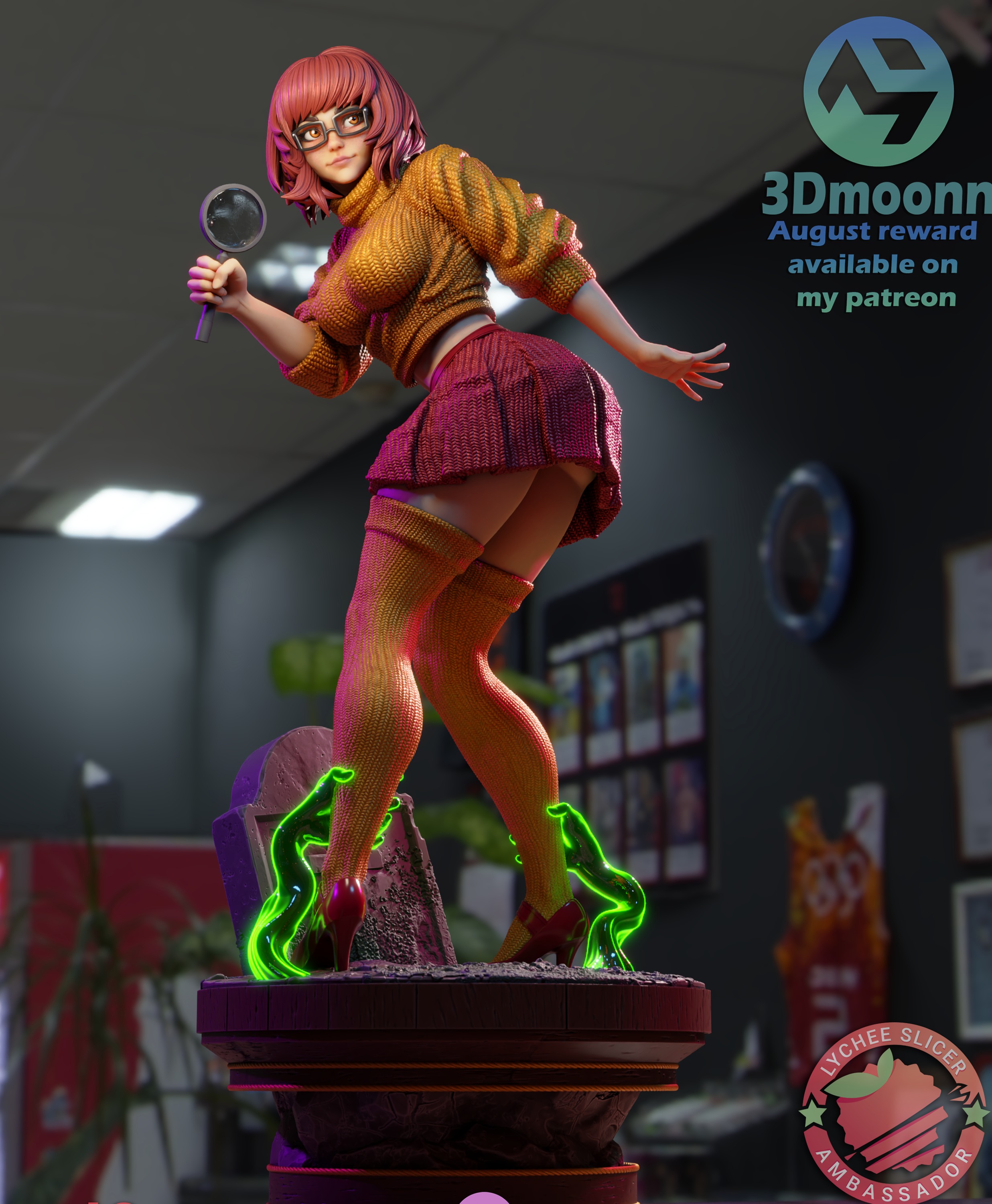 velma - scooby doo 3D print model_2