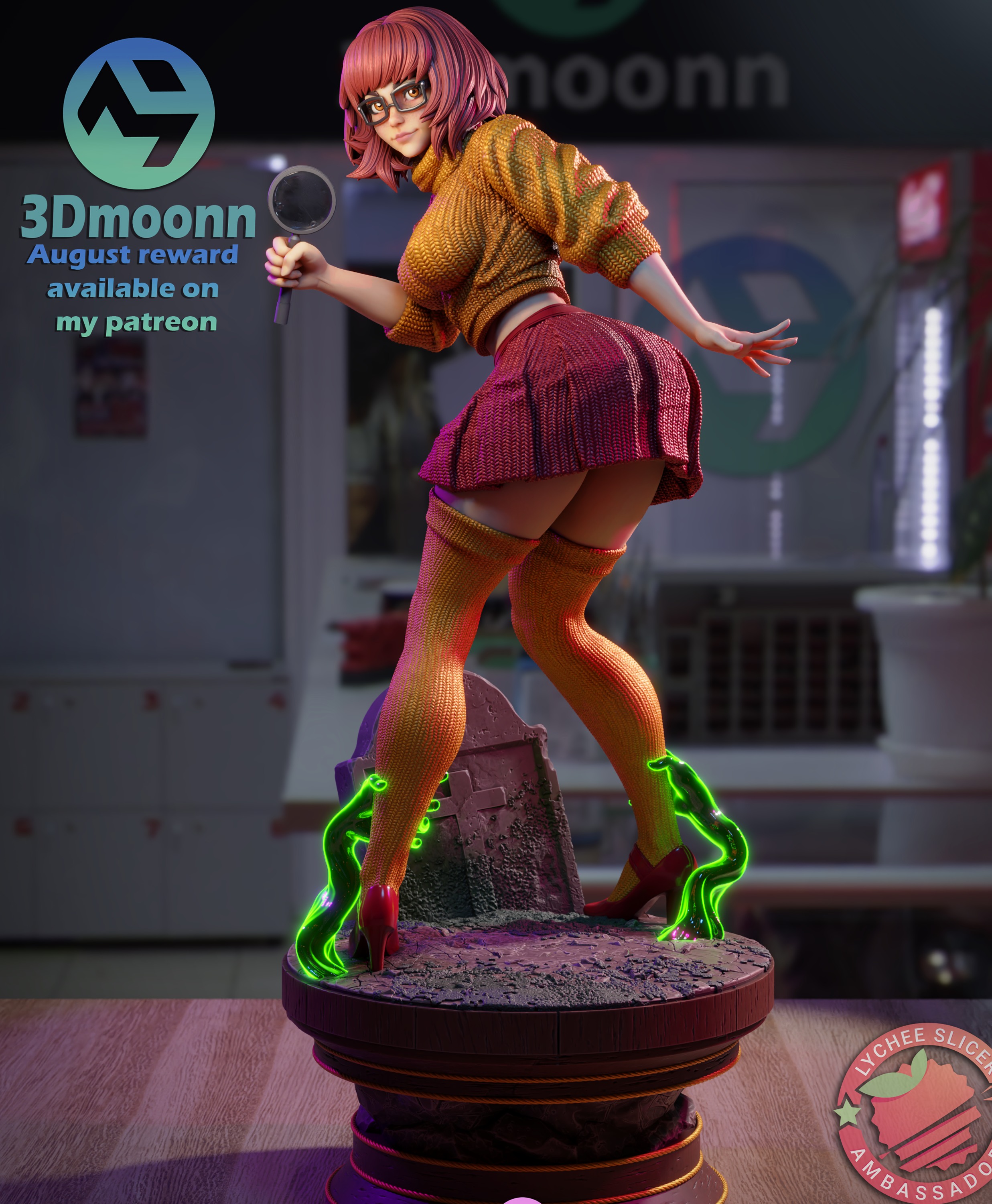 velma - scooby doo 3D print model_1