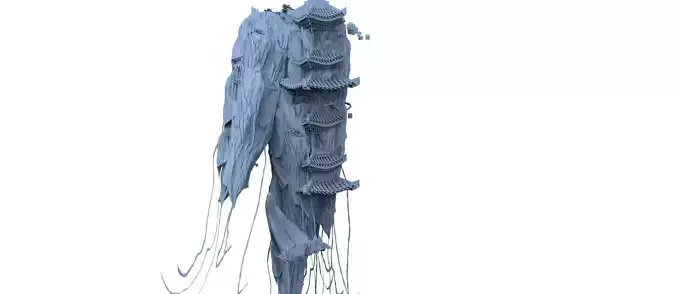 Solitary fortress 2  3D model