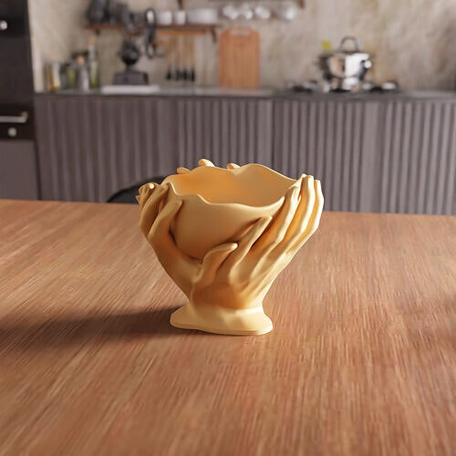 Hand Holding Planter - 034 3D print model