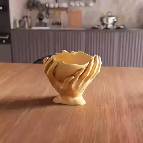 Hand Holding Planter - 034