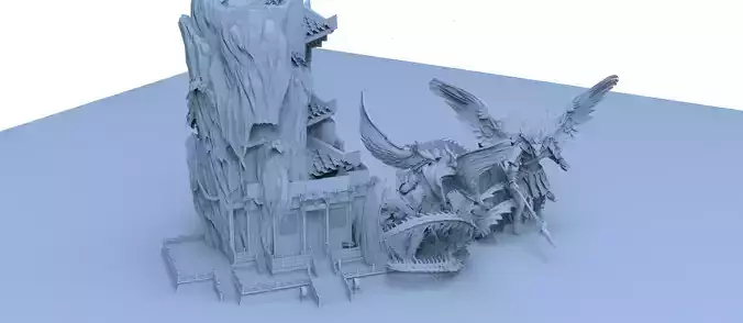 floating Asian mountain 9 