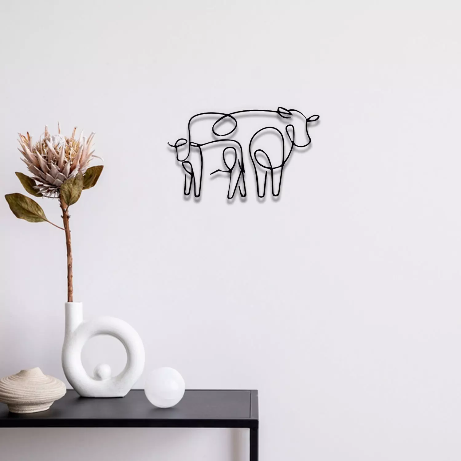 Cow Wall Art 3D print model_0