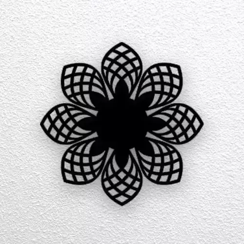 Mandala Flower Wall Art