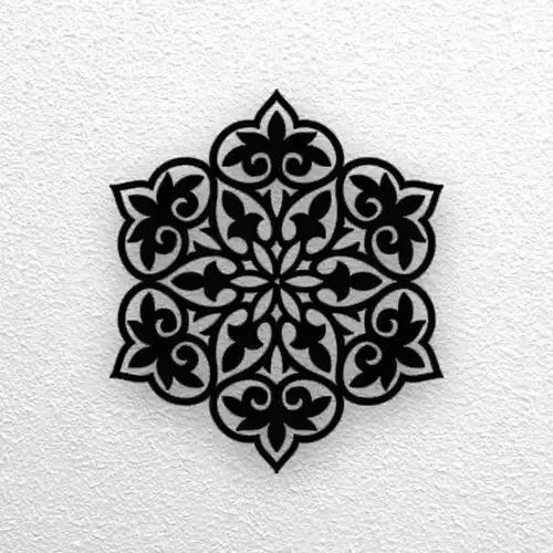 Flower Mandala Wall Art