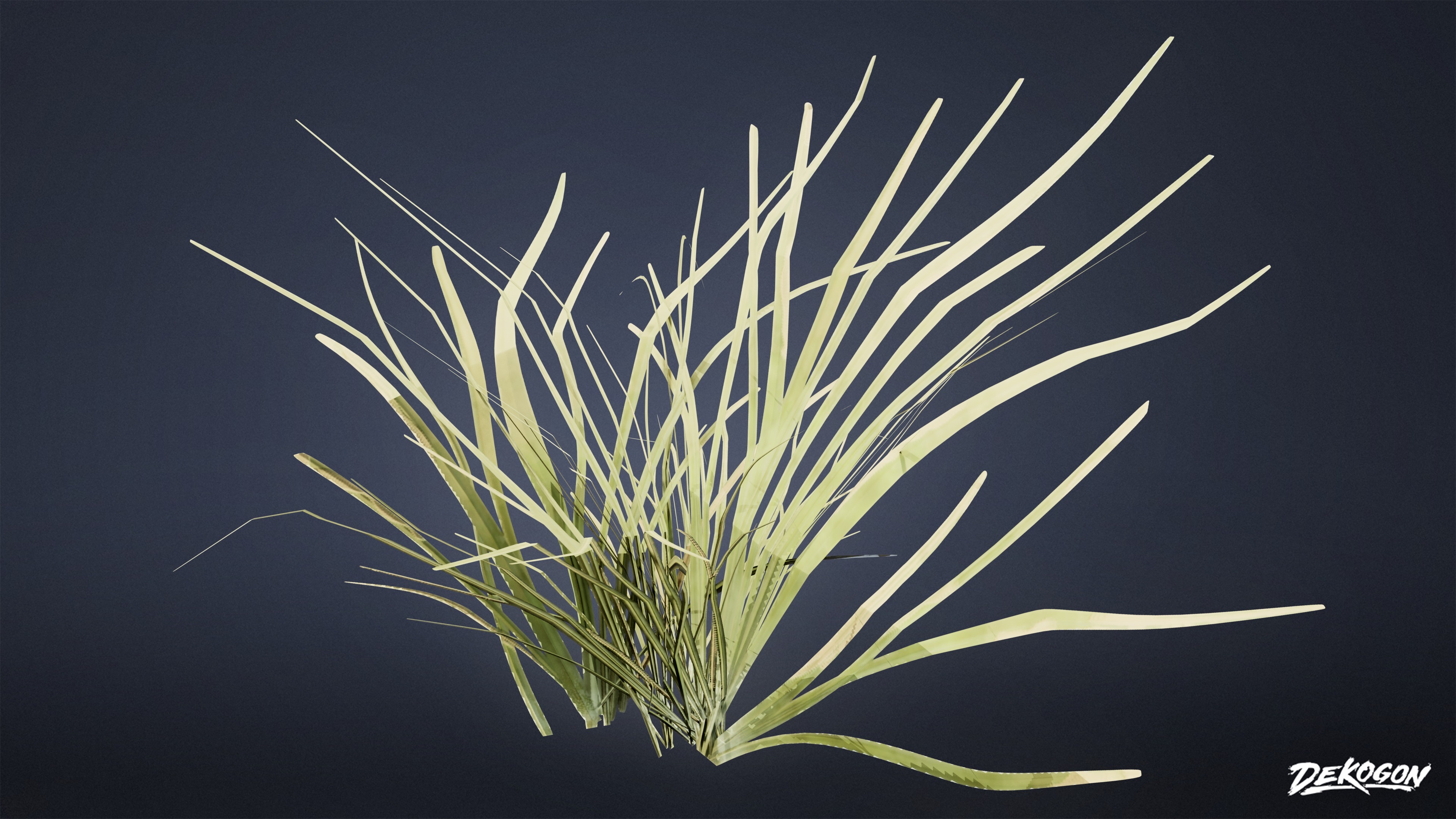 FOLIAGE - Grass Mix 01 - LOW POLY AND NANITE Low-poly 3D model_5