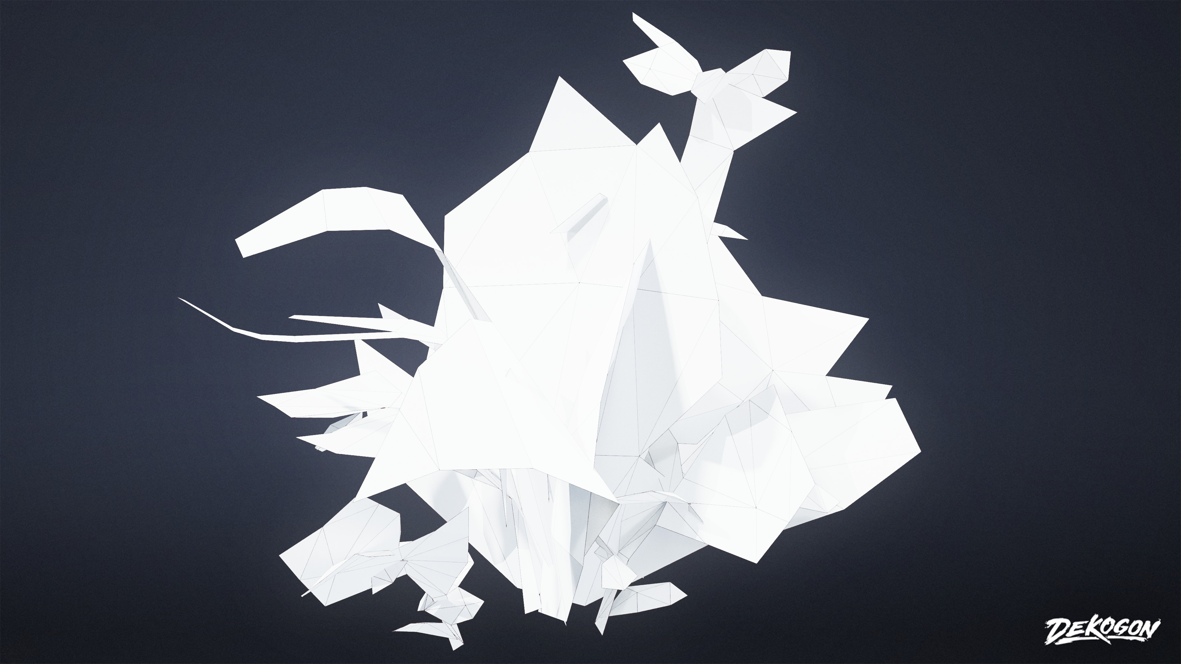 FOLIAGE - Grass Mix 01 - LOW POLY AND NANITE Low-poly 3D model_8