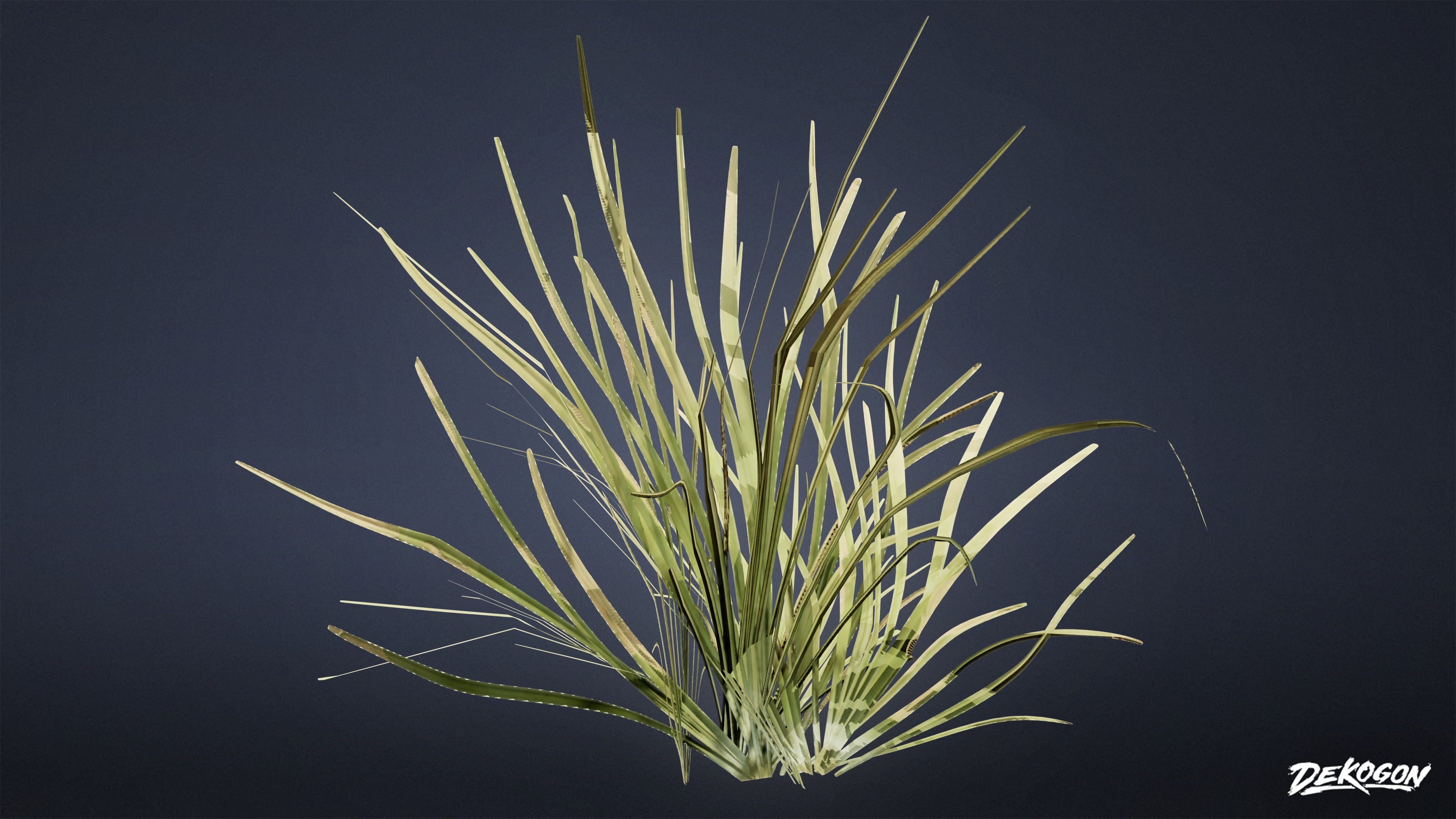 FOLIAGE - Grass Mix 01 - LOW POLY AND NANITE Low-poly 3D model_4