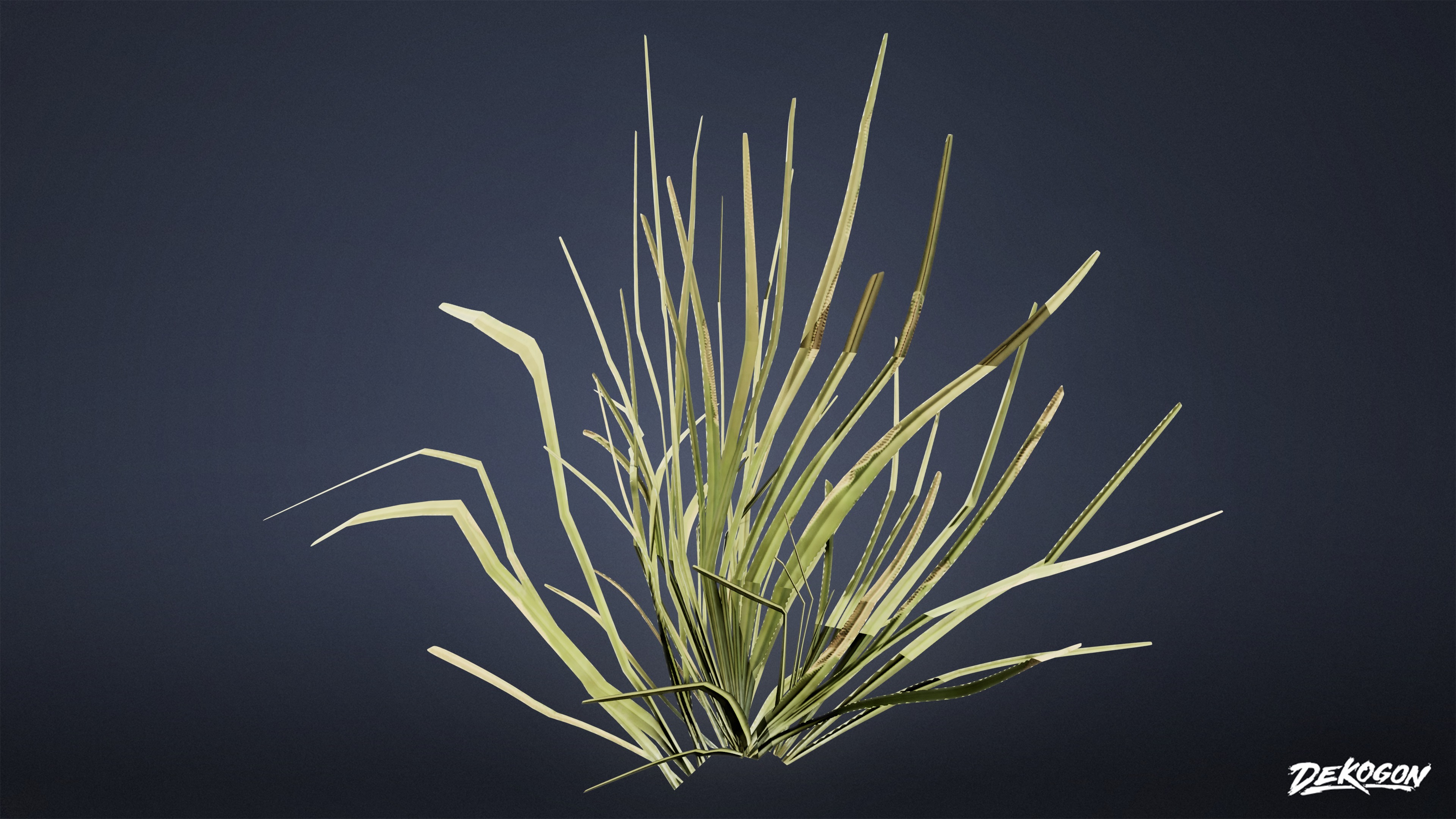 FOLIAGE - Grass Mix 01 - LOW POLY AND NANITE Low-poly 3D model_2