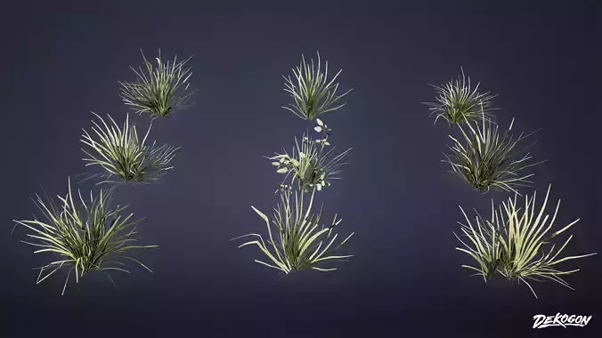 FOLIAGE - Grass Mix 01 - LOW POLY AND NANITE