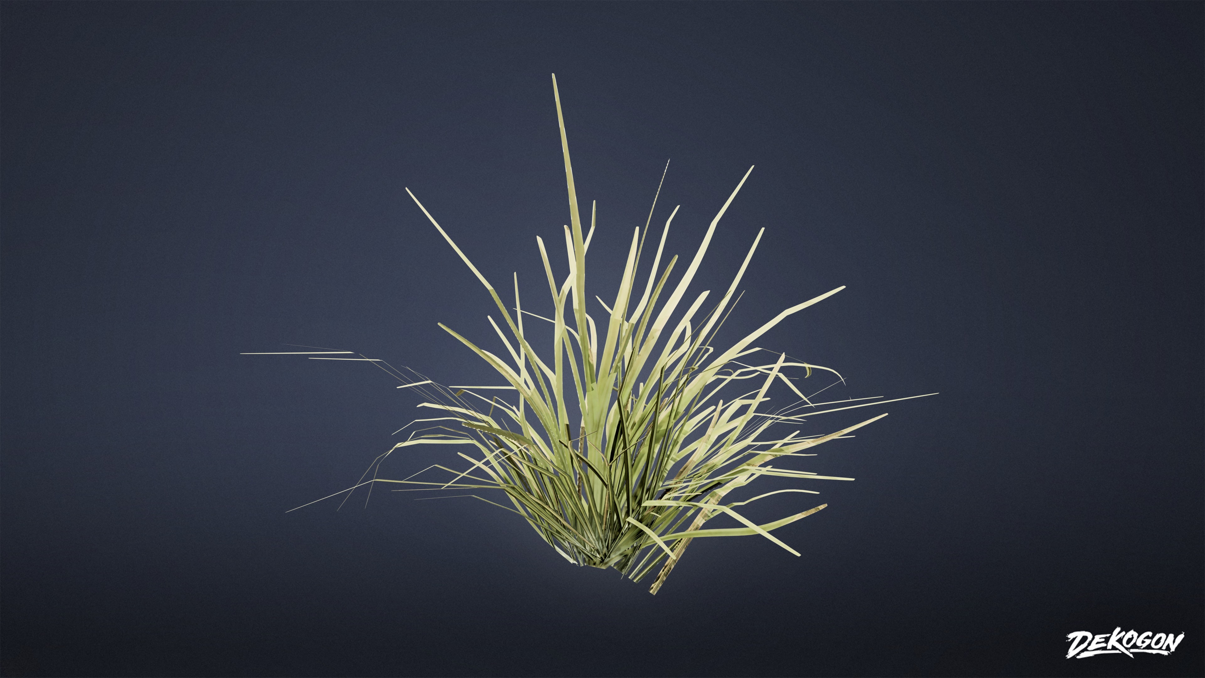 FOLIAGE - Grass Mix 01 - LOW POLY AND NANITE Low-poly 3D model_6