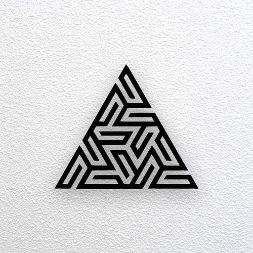 Triangle Wall Art 3D print model