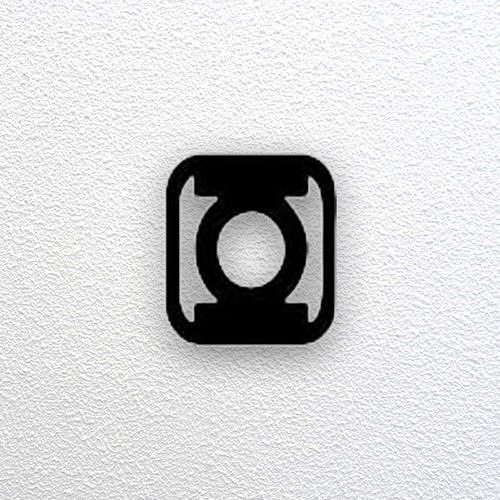 Green Lantern Wall Art 3D print model
