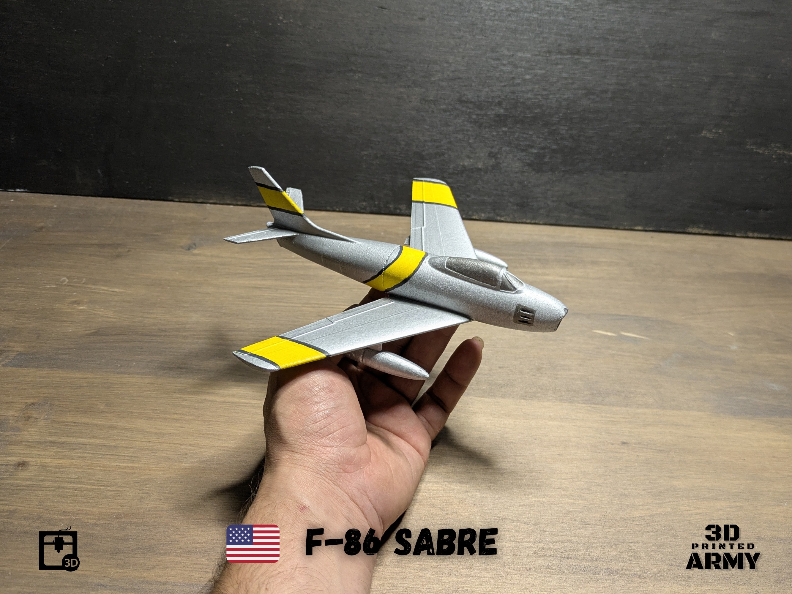 North American F-86 SABRE  jet fighter - 3D printing 3D print model_20