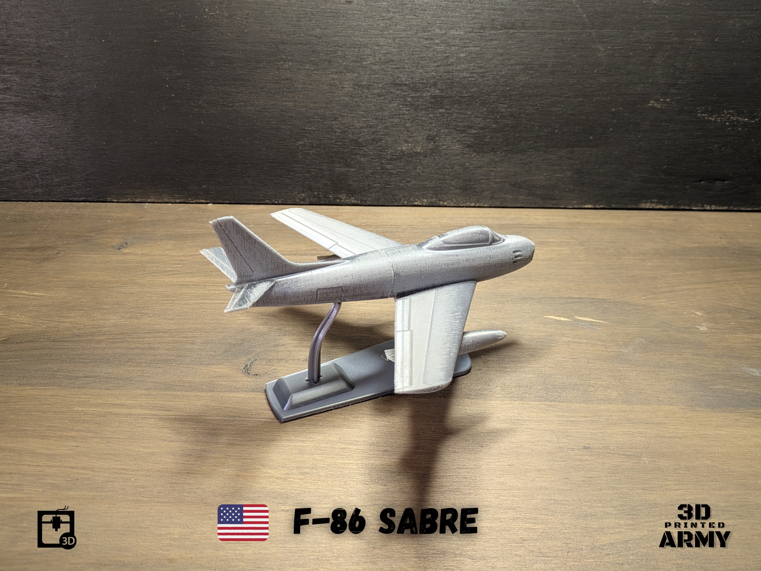 North American F-86 SABRE  jet fighter - 3D printing 3D print model_15