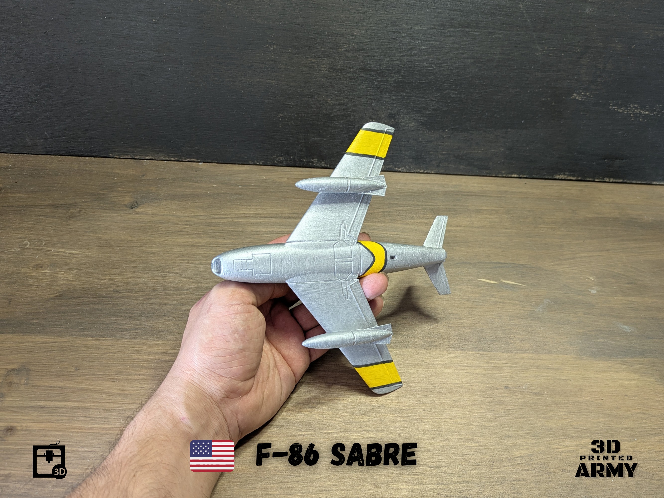 North American F-86 SABRE  jet fighter - 3D printing 3D print model_23