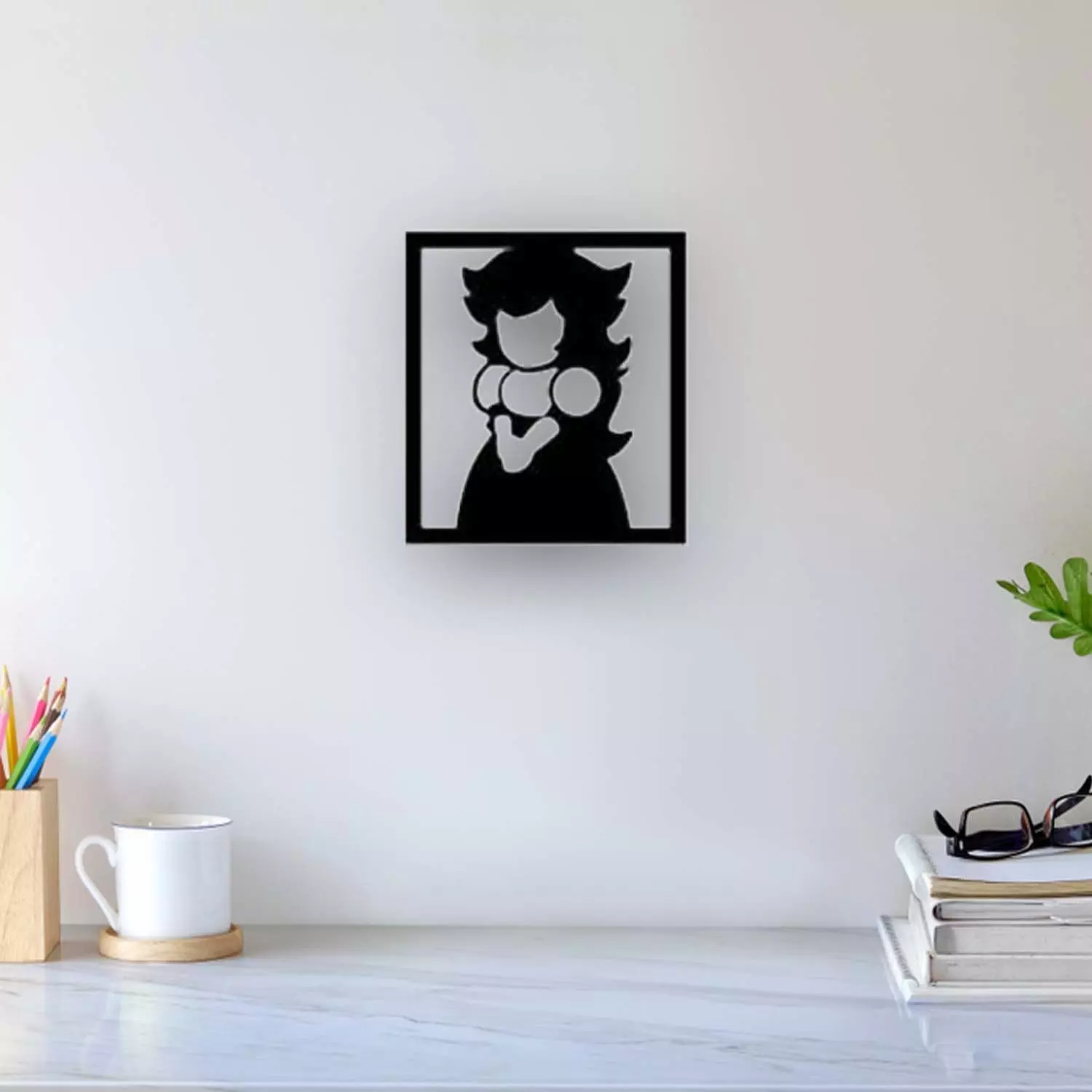 Mario Princess Wall Art 3D print model_0
