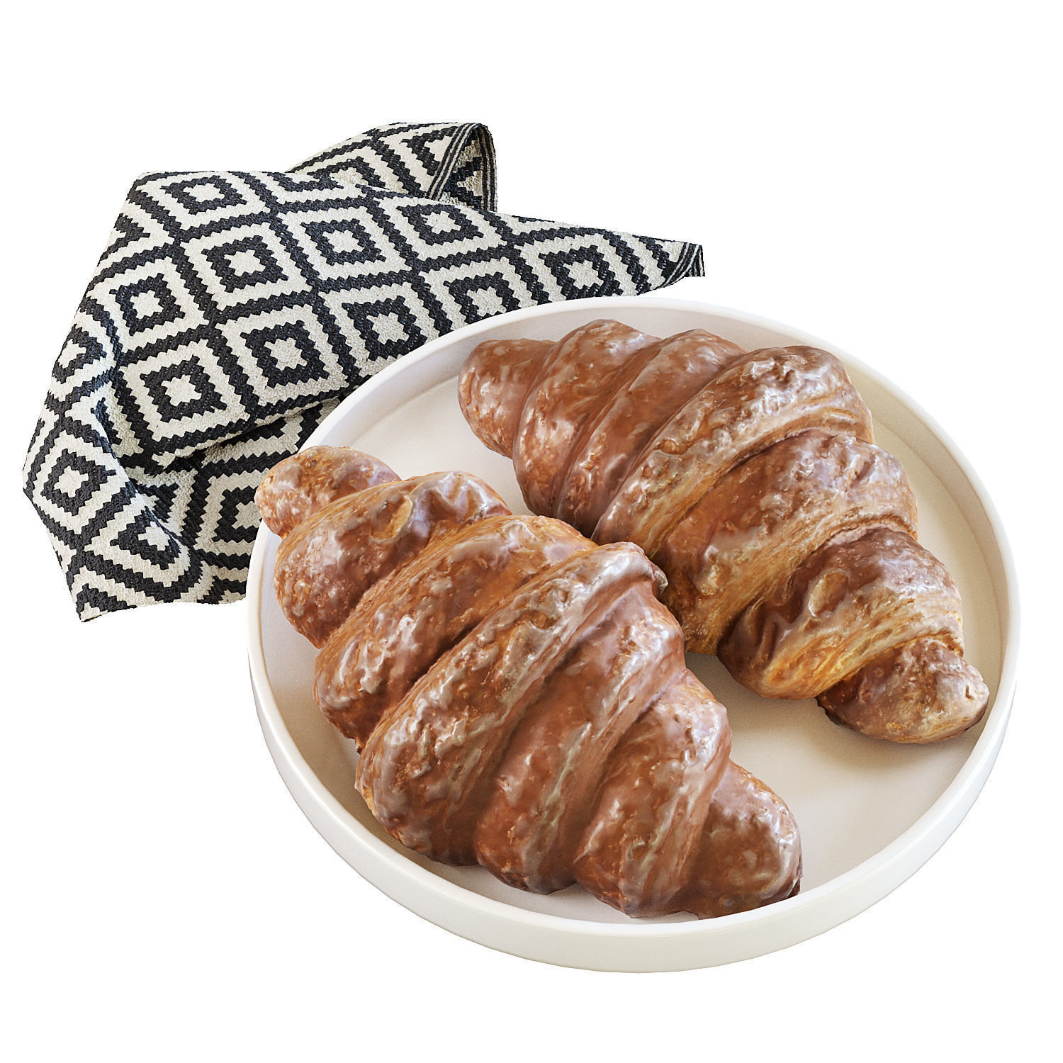 Valentines Coffee Set 4K PBR 3D model_1