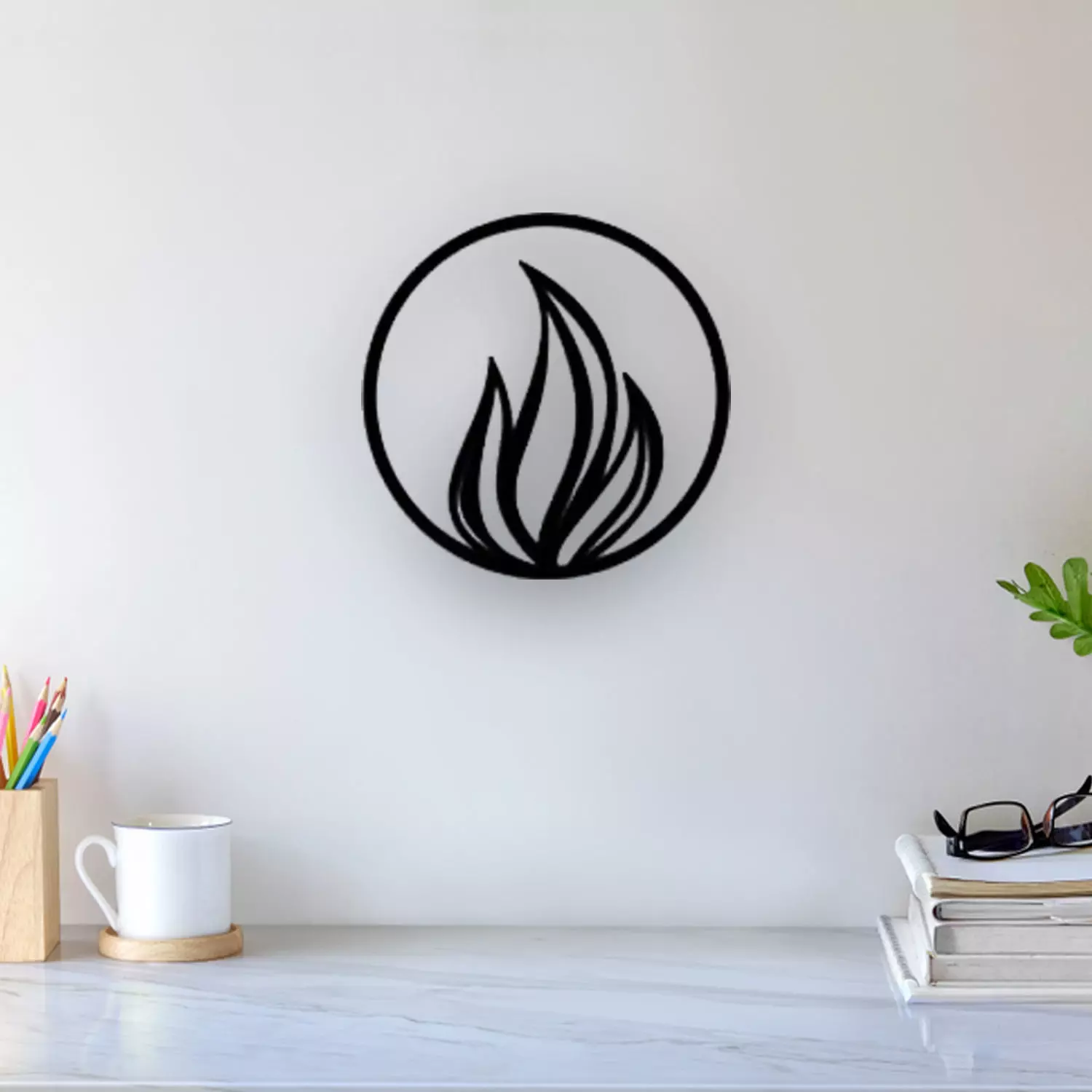Fire Wall Art 3D print model
