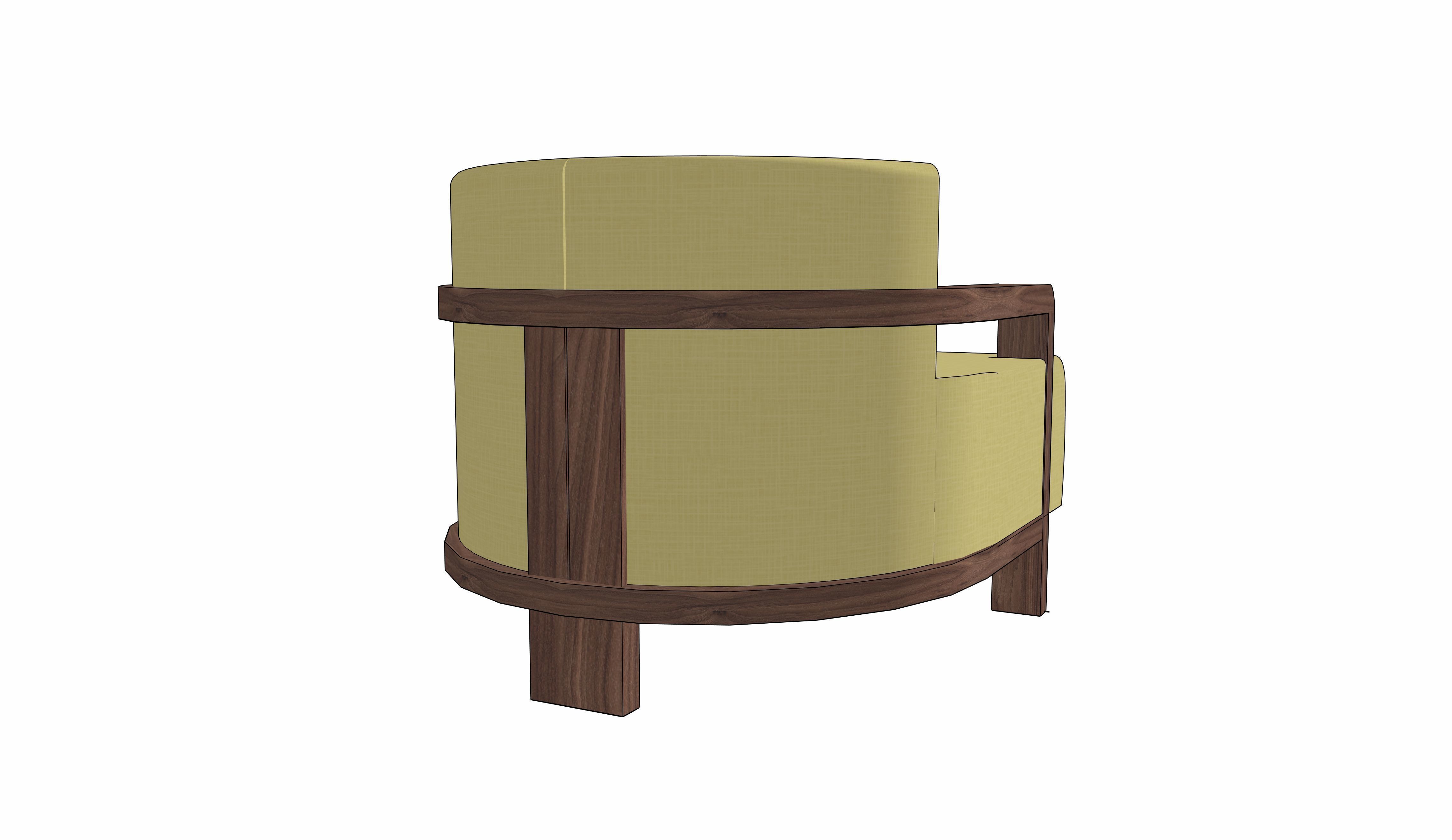 Carrillo Lounge Chair by Lawson Fenning 3D model_2